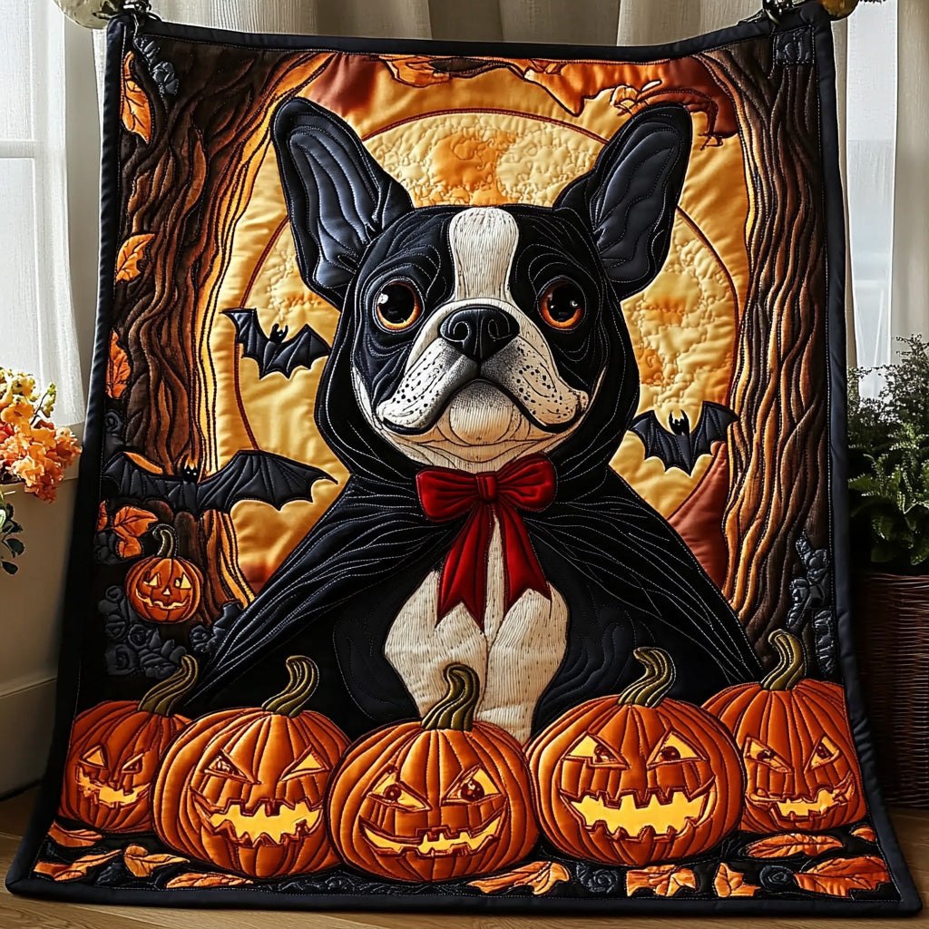 Spooky Ears Quilted Blanket printed blanket