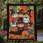 Spooky Paws Quilted Blanket printed blanket