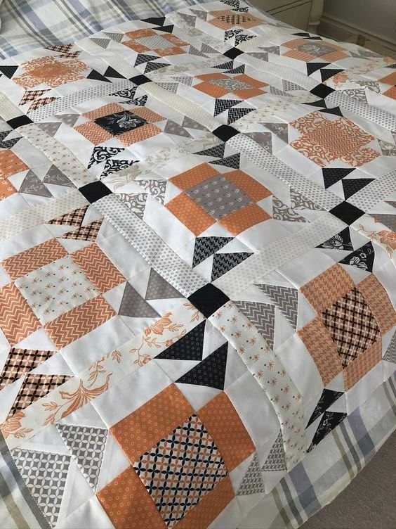 Spooky Season Quilted Blanket printed blanket