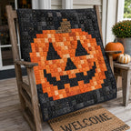 Spooky Season Quilted Blanket printed blanket