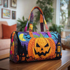 Spooky Season Quilted Duffle Bag printed duffle bag