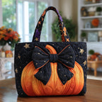 Spooky Season Quilted Tote Bag printed tote bag