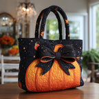 Spooky Season Quilted Tote Bag printed tote bag