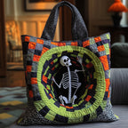 Spooky Season Quilted Tote Bag printed tote bag