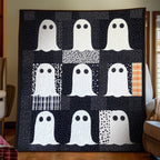 Spooky Spirits Quilted Blanket printed blanket