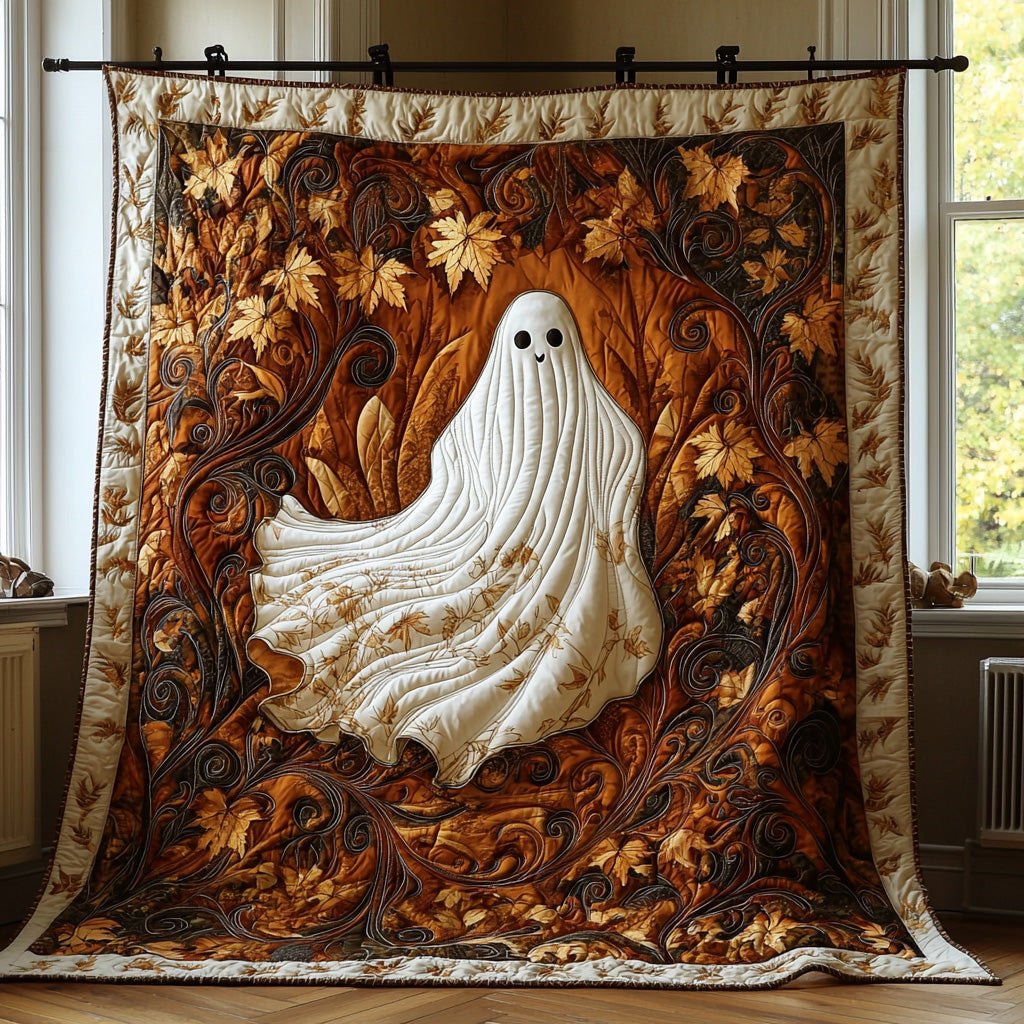 Spooky Stroll Quilted Blanket printed blanket