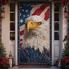 Starlight Eagle Quilted Door Curtain printed door curtain