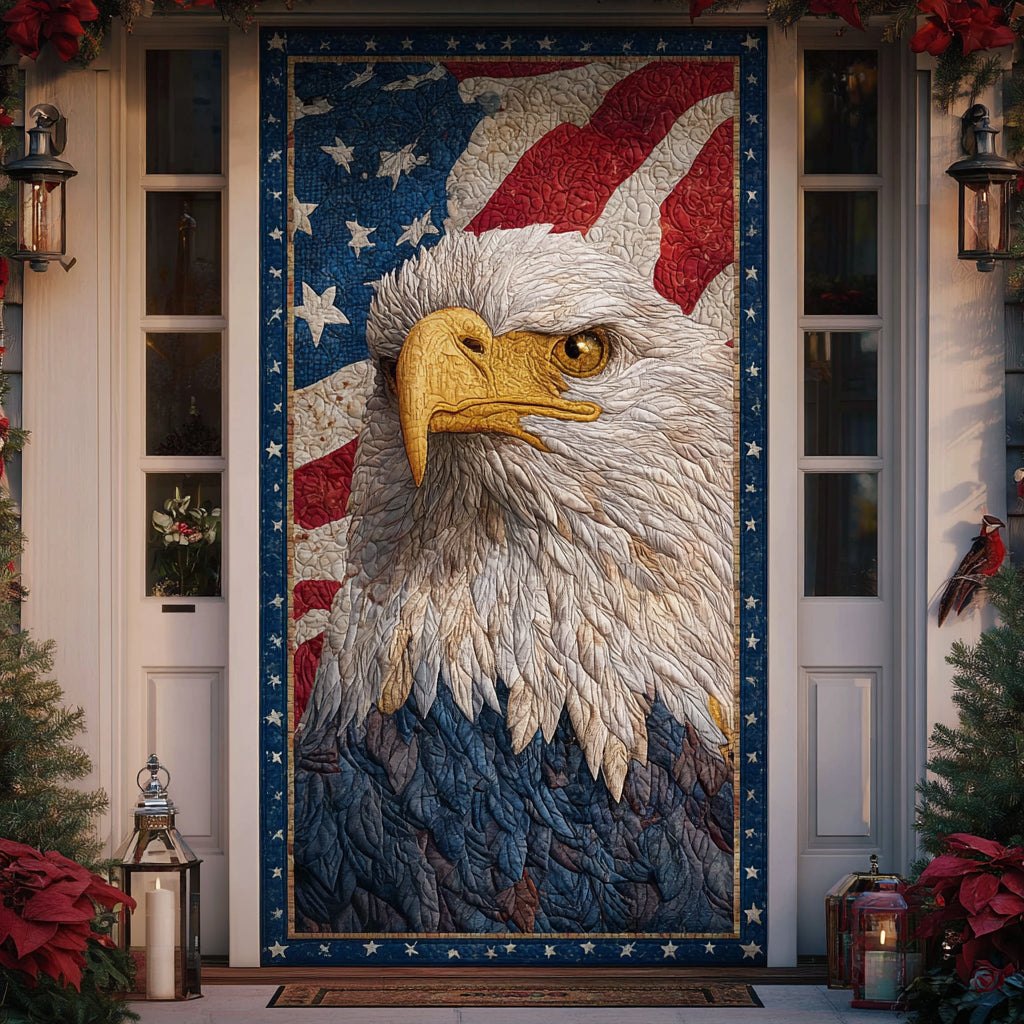 Starlight Eagle Quilted Door Curtain printed door curtain
