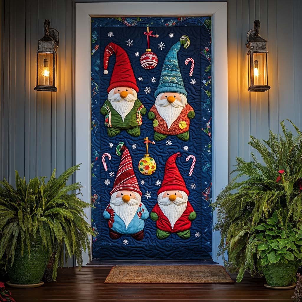Starry Night Quilted Door Curtain printed door curtain