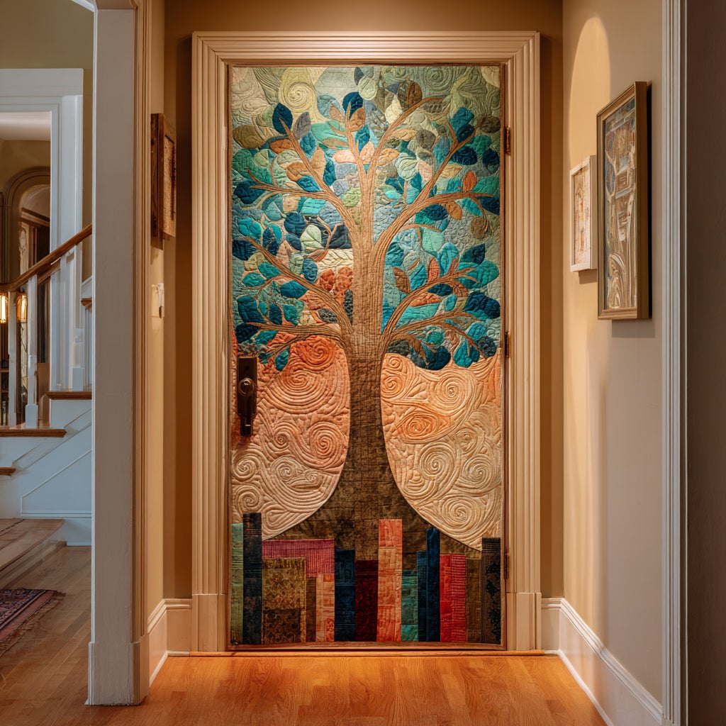 Story Corner Quilted Door Curtain printed door curtain
