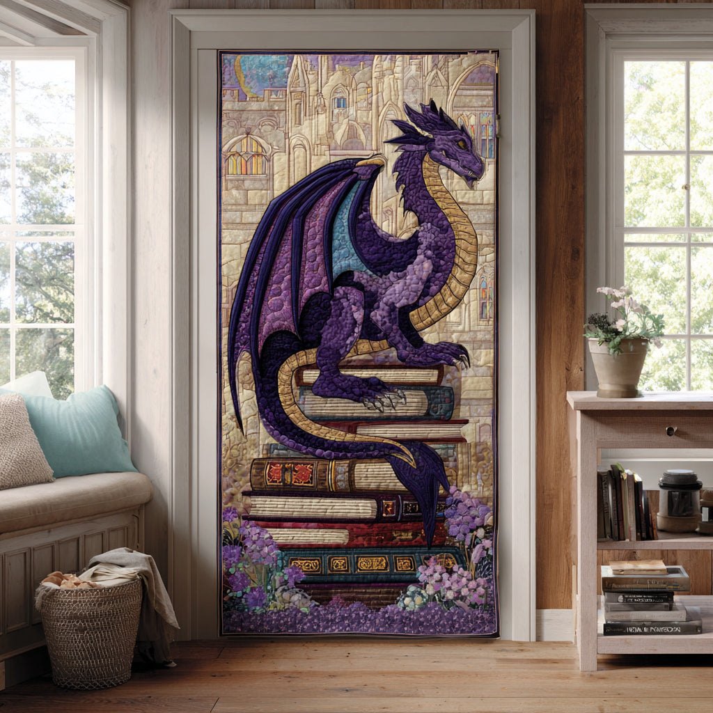 Story Dragon Quilted Door Curtain printed door curtain