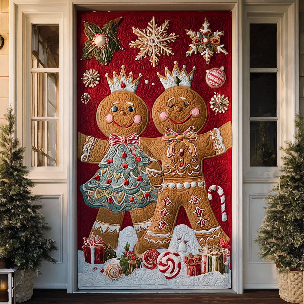 Sugar Lane Quilted Door Curtain printed door curtain
