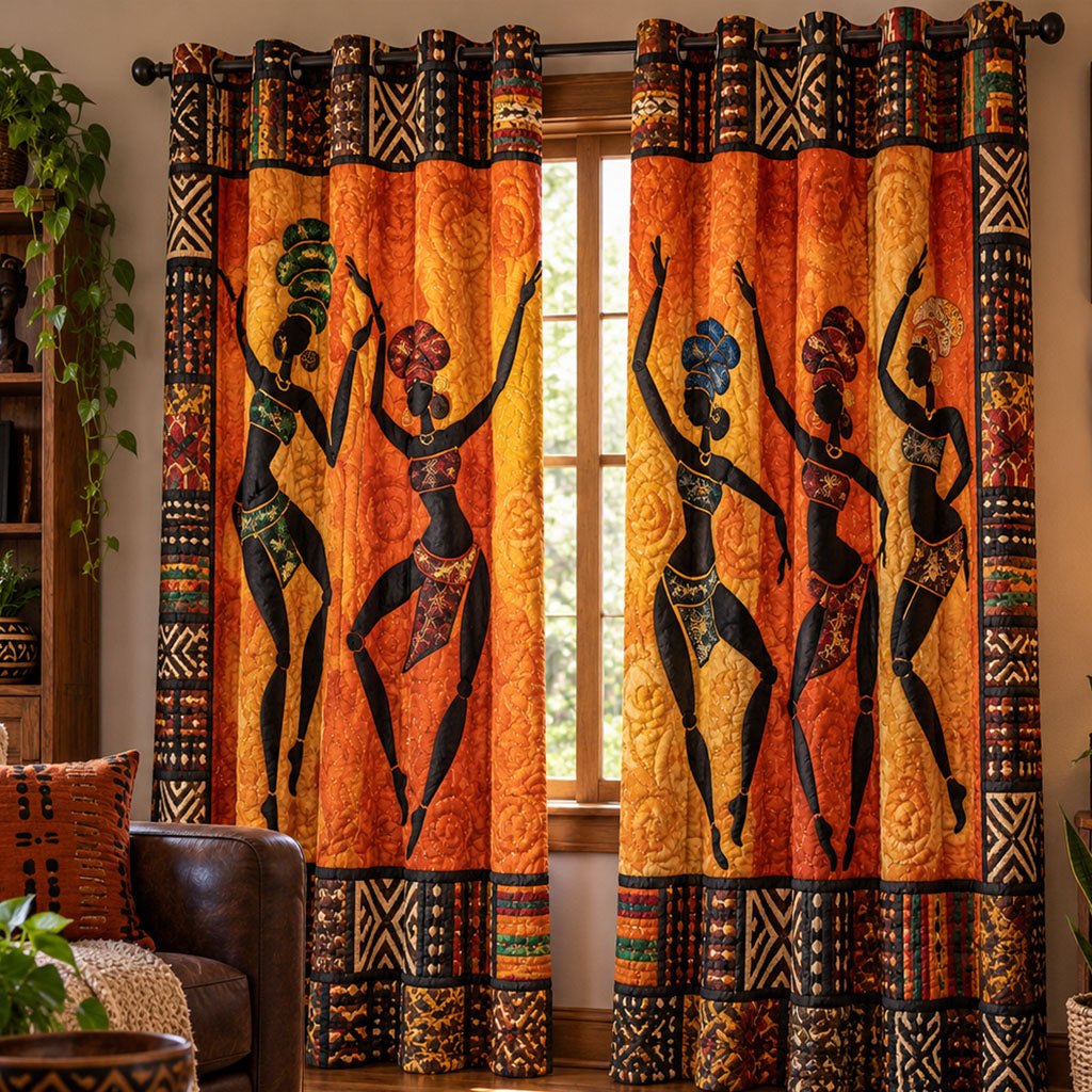 Sunlit Heritage Quilted Door Curtain printed door curtain