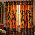 Sunlit Heritage Quilted Door Curtain printed door curtain