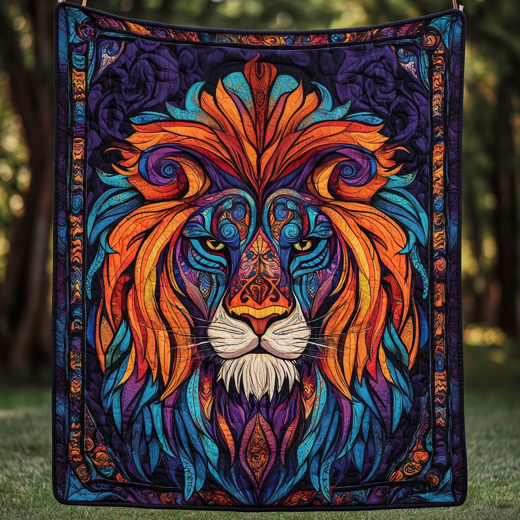 Sunlit Majesty Quilted Blanket printed blanket