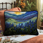 Sunset Bluebonnet Quilted Bedding Cushion Cover printed cushion cover