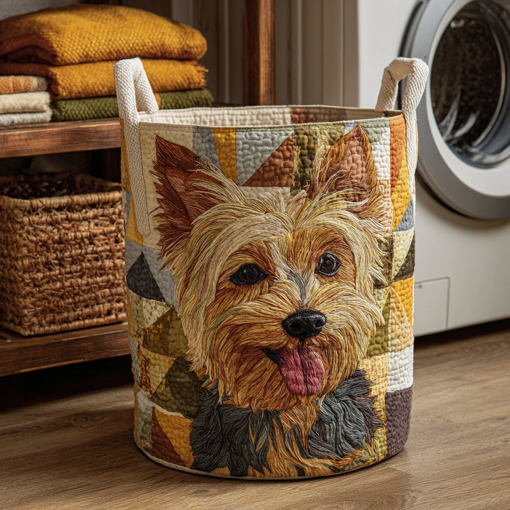 Sweet Yorkshire Quilted Laundry Hamper printed laundry hamper