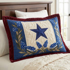 Texas Star Quilted Bedding Cushion Cover printed cushion cover