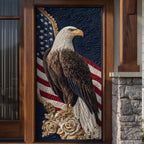 The American Guardian Quilted Door Curtain printed door curtain