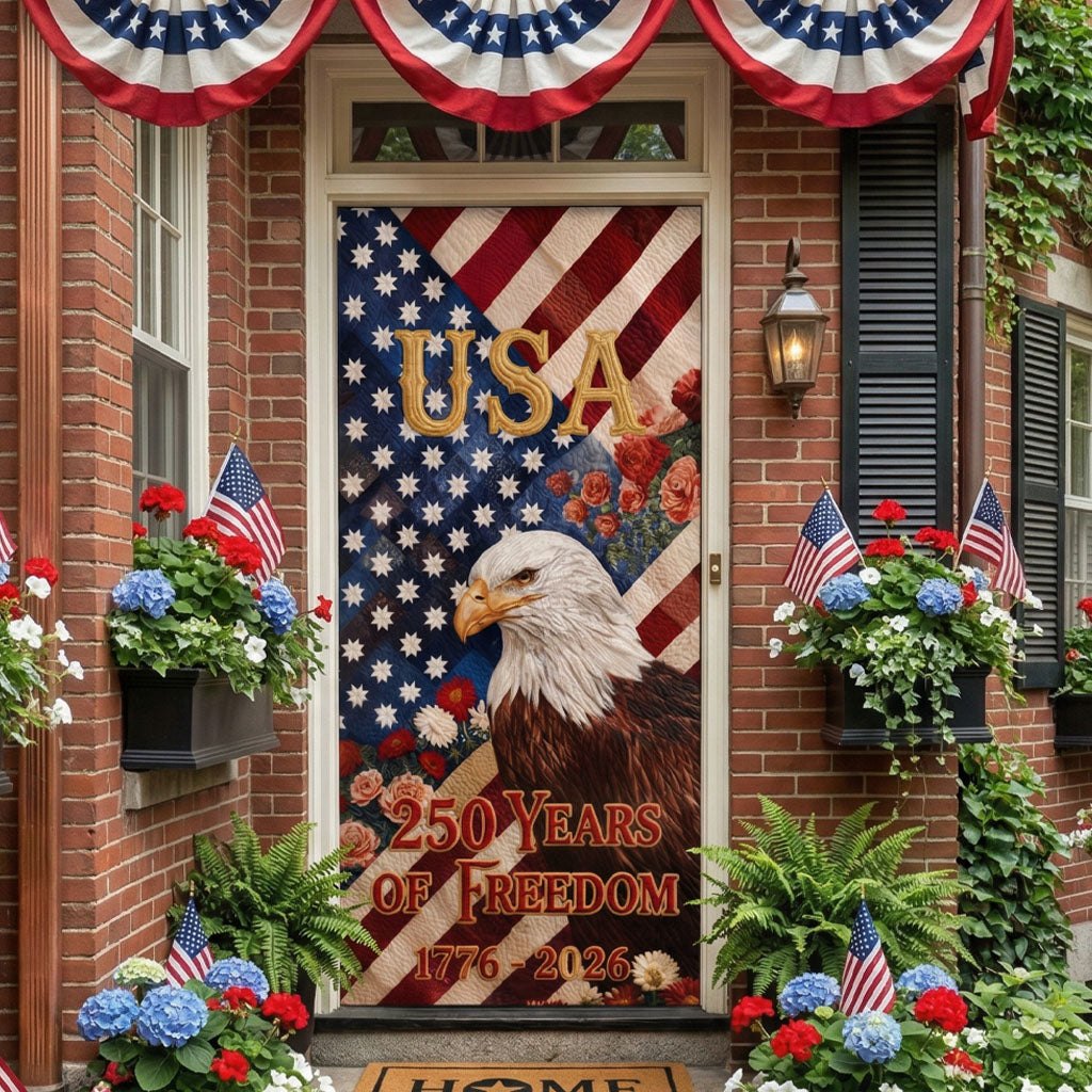 The Brave and Beautiful Quilted Door Curtain printed door curtain