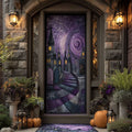 The Hollow Stare Quilted Door Cover printed quilted door curtain
