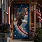 The Majestic Patriot Quilted Door Curtain printed door curtain
