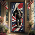 The Zenith Legend Quilted Door Curtain printed door curtain