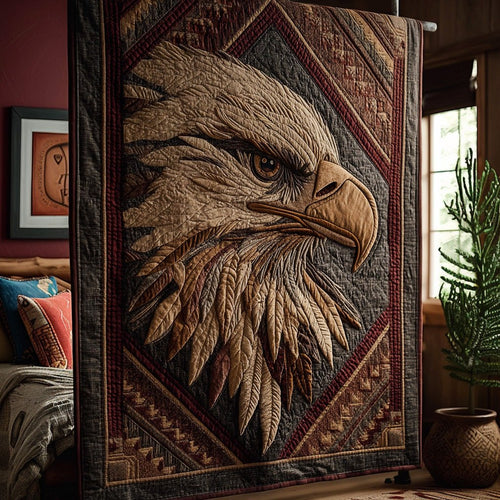 Thunder Eagle Quilted Blanket
