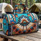 Tribal Legacy Quilted Duffle Bag printed duffle bag