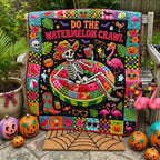 Tropical Haunt Quilted Blanket printed blanket
