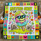 Tropical Haunt Quilted Blanket printed blanket