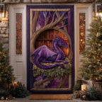Twilight Guardian Quilted Door Curtain printed door curtain