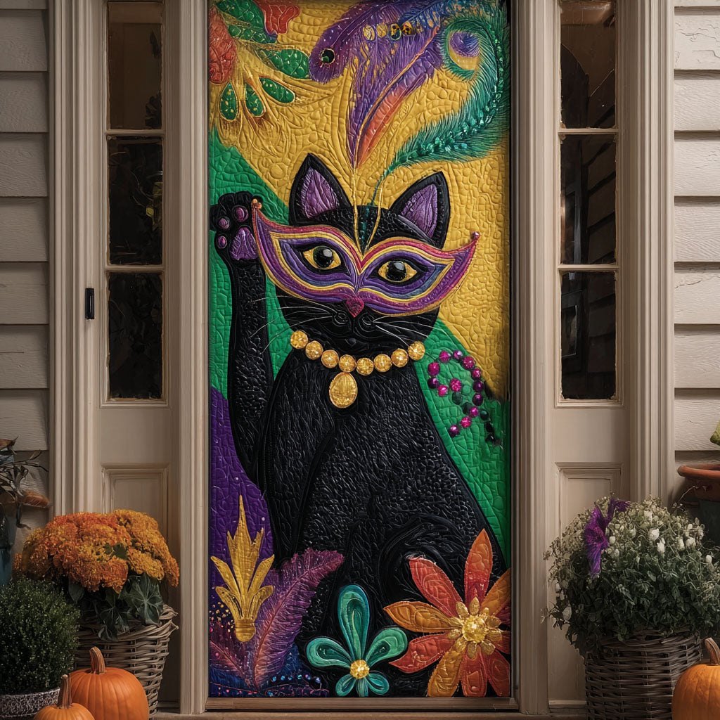 Velvet Carnival Quilted Door Curtain printed door curtain