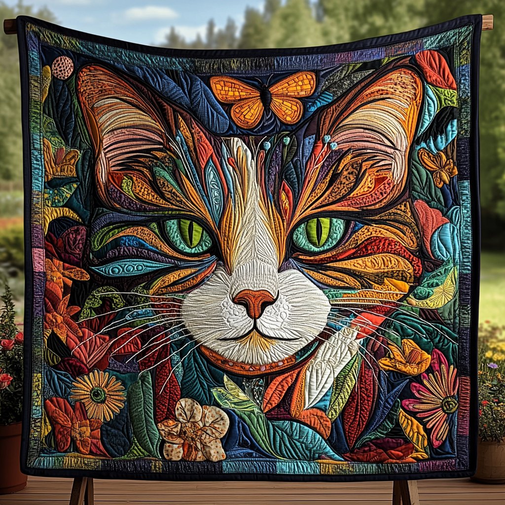 Velvet Paws Quilted Blanket printed blanket