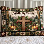 Walk By Faith Bedding Cushion Cover printed cushion cover