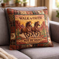 Western Grace Quilted Pillow Case printed quilted cushion cover