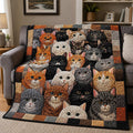 Whisker Crew Quilted Blanket printed quilt blanket