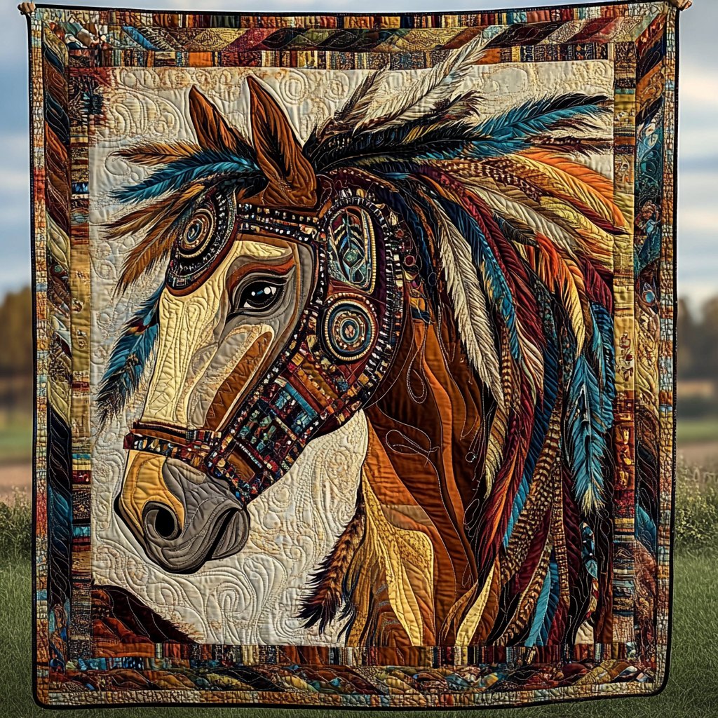 Wild Heart Quilted Blanket printed blanket
