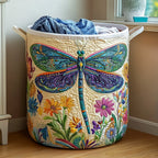 Wild Serenity Quilted Laundry Hamper printed laundry hamper