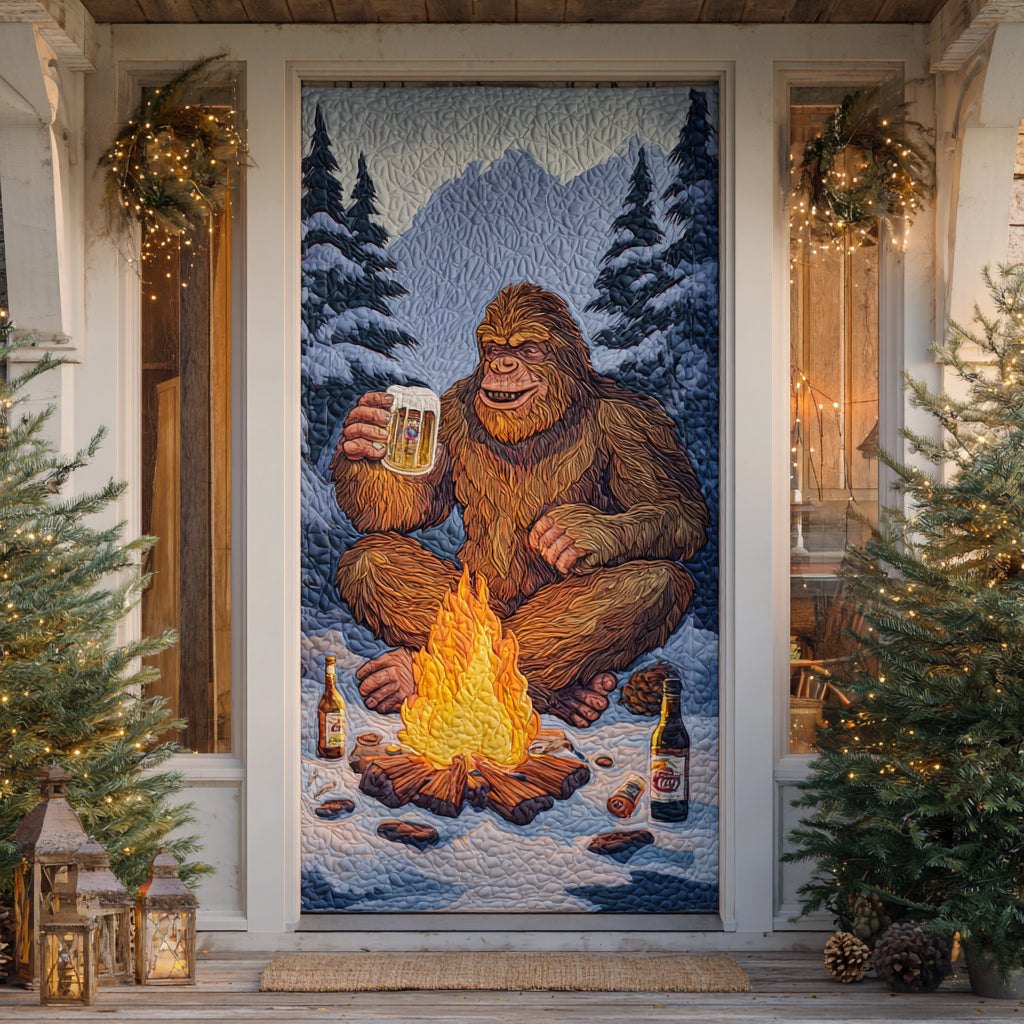 Wilderness Watcher Quilted Door Curtain printed door curtain