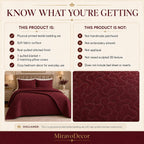 Wildflower Quilt 3-Piece Quilted Bedding Set - Design 2