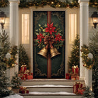 Winter Cheer Quilted Door Curtain printed door curtain