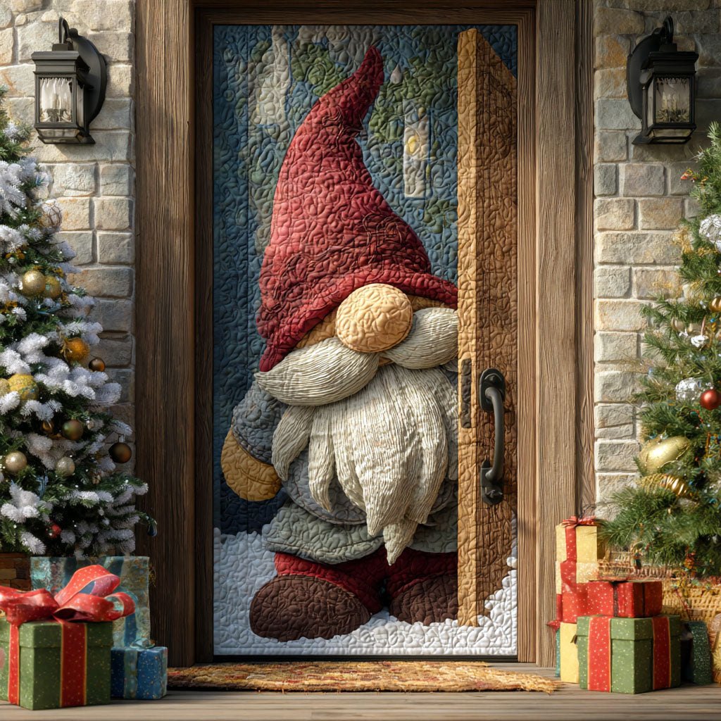 Winter Visitor Quilted Door Curtain printed door curtain
