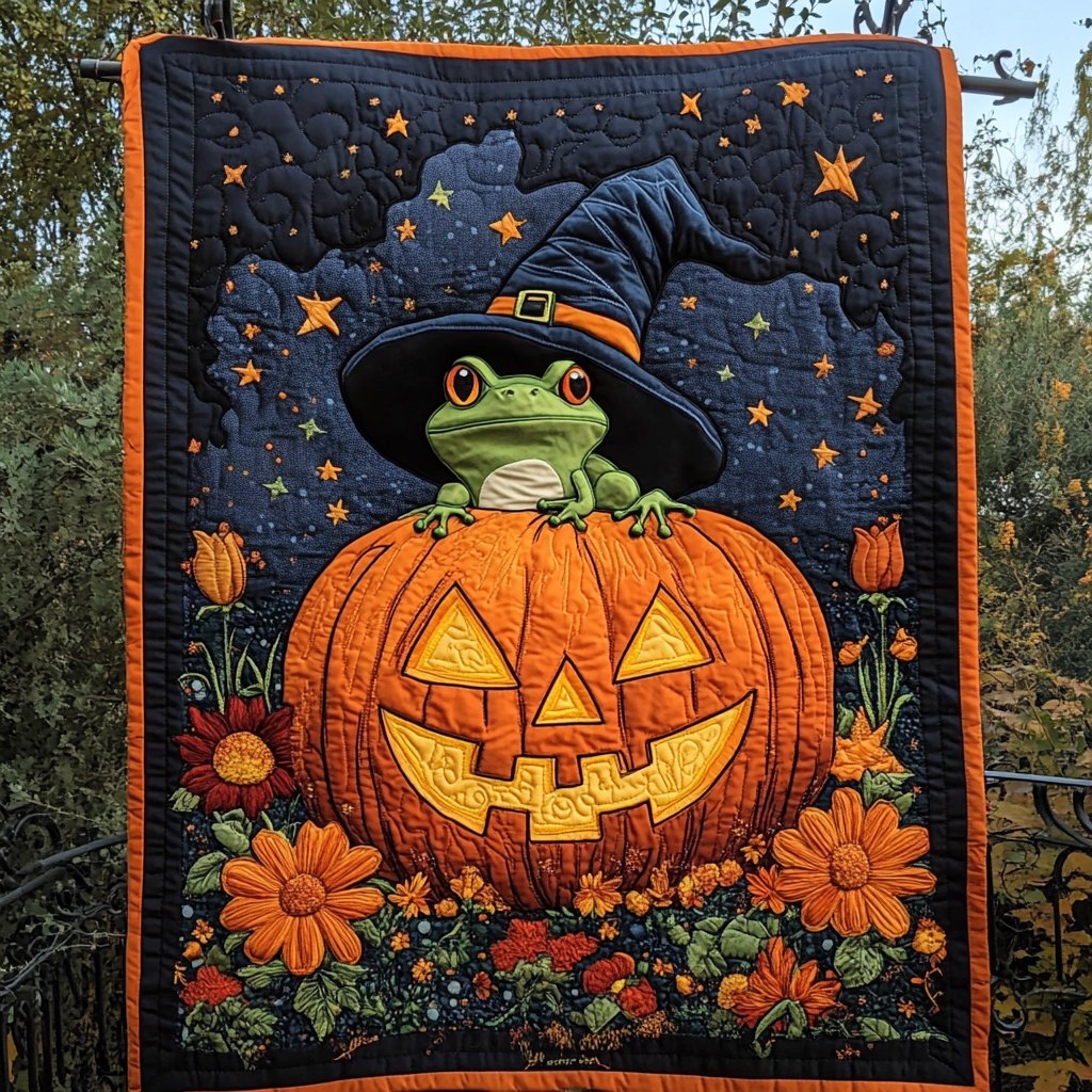 Witching Hour Quilted Blanket printed blanket