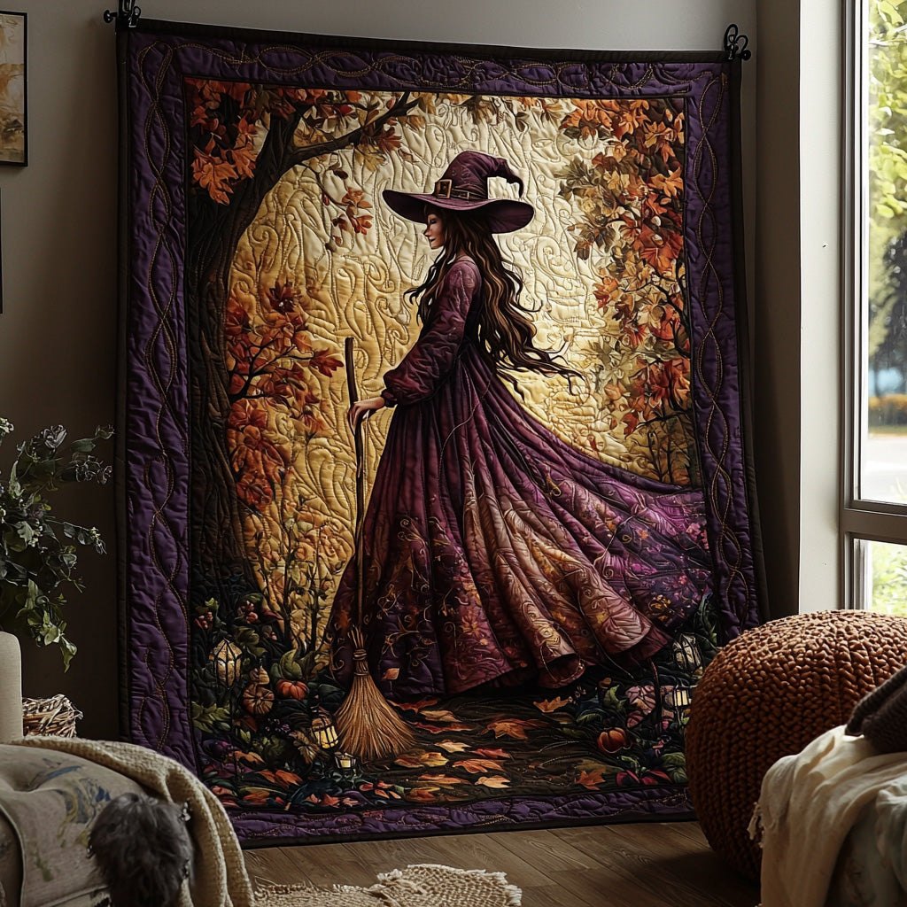 Witching Hour Quilted Blanket printed blanket
