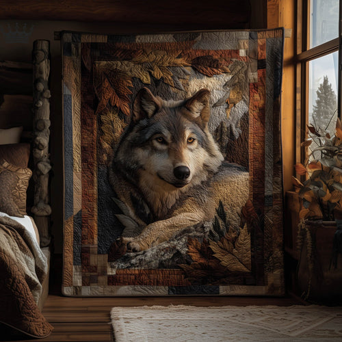 Wolf Quilted Blanket
