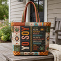 Yo Soy Latina Hispanic Heritage Quilted Tote Bag printed quilted tote bag